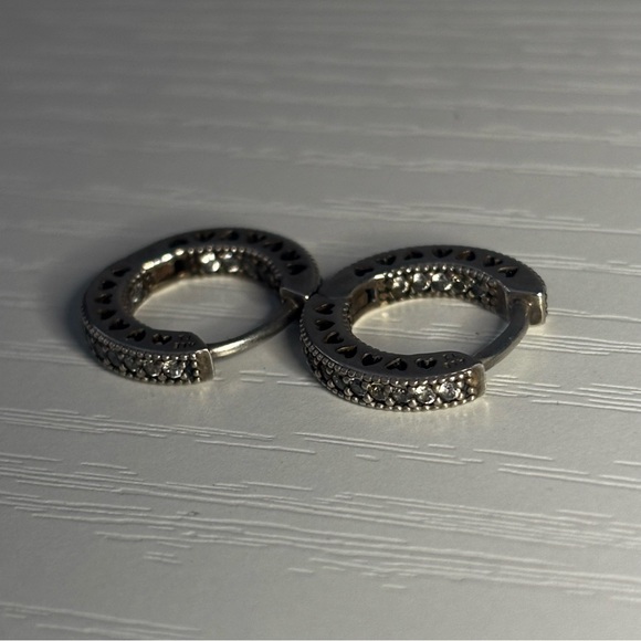 Pandora Small Hoop Earrings - Picture 4 of 7